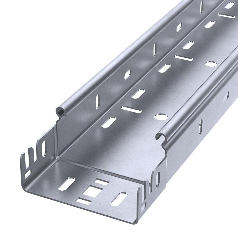 Лоток перфорированный Профи INOX (AISI 316) 100х50x6000 (1,5 мм) (12 м/уп)