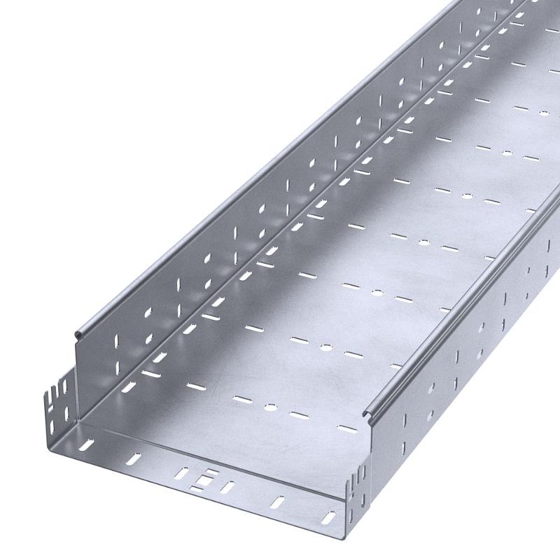 Лоток перфорированный Профи INOX (AISI 316) 300х100x6000 (1,5 мм) (12 м/уп)