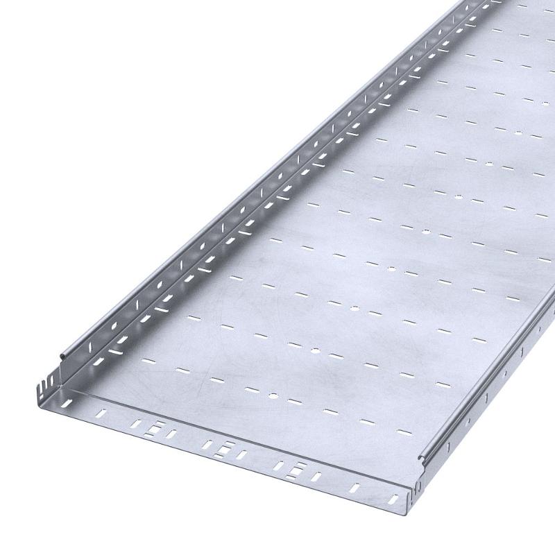 Лоток перфорированный Профи INOX (AISI 316) 500х50x6000 (1,5 мм) (12 м/уп)