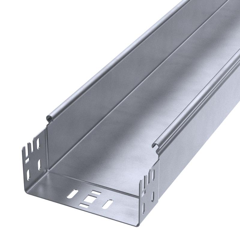 Лоток неперфорированный Профи INOX (AISI 316) 150х80x3000 (1,0 мм) (6 м/уп)