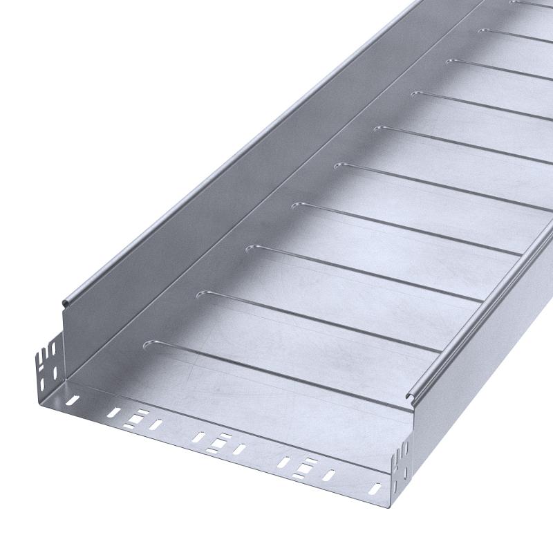 Лоток неперфорированный Профи INOX (AISI 316) 400х100x3000 (1,0 мм) (6 м/уп)