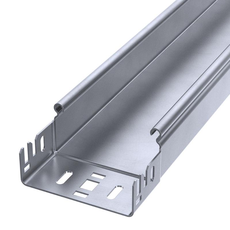 Лоток неперфорированный Профи INOX (AISI 316) 100х50x6000 (1,0 мм) (12 м/уп)