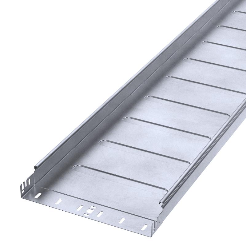 Лоток неперфорированный Профи INOX (AISI 316) 300х50x6000 (1,2 мм) (12 м/уп)