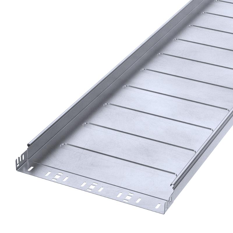 Лоток неперфорированный Профи INOX (AISI 316) 400х50x6000 (1,2 мм) (12 м/уп)