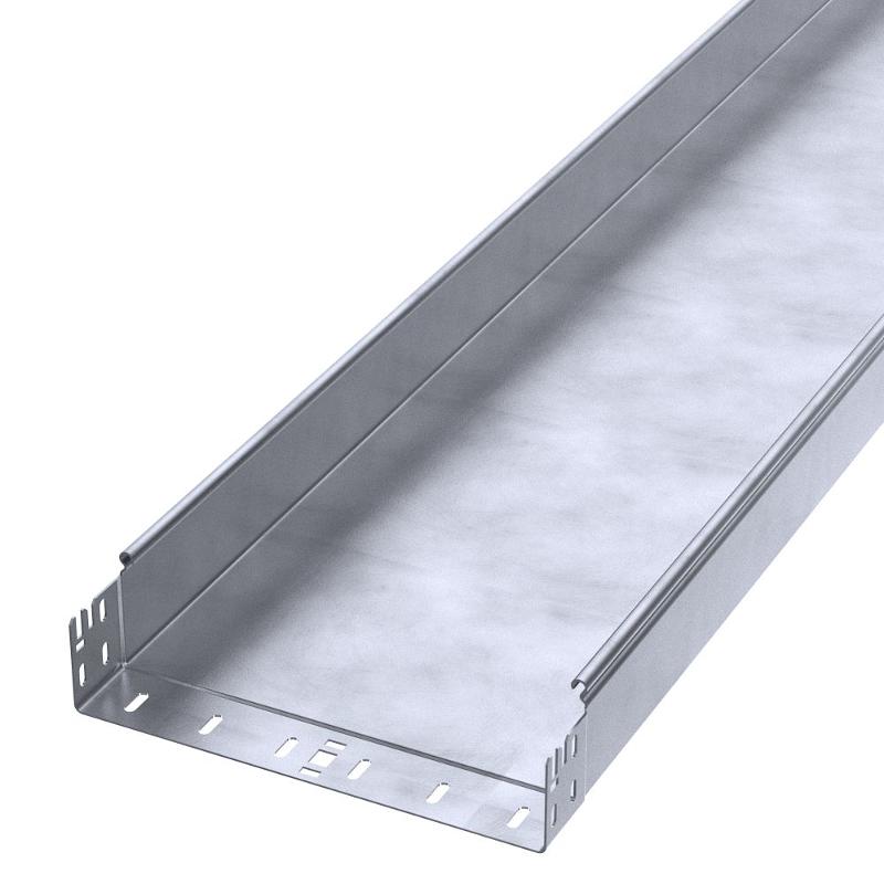 Лоток неперфорированный Профи INOX (AISI 316) 300х80x3000 (2,0 мм) (6 м/уп)
