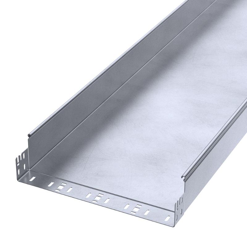 Лоток неперфорированный Профи INOX (AISI 316) 400х100x3000 (2,0 мм) (6 м/уп)