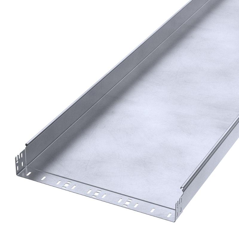 Лоток неперфорированный Профи INOX (AISI 316) 500х80x3000 (2,0 мм) (6 м/уп)