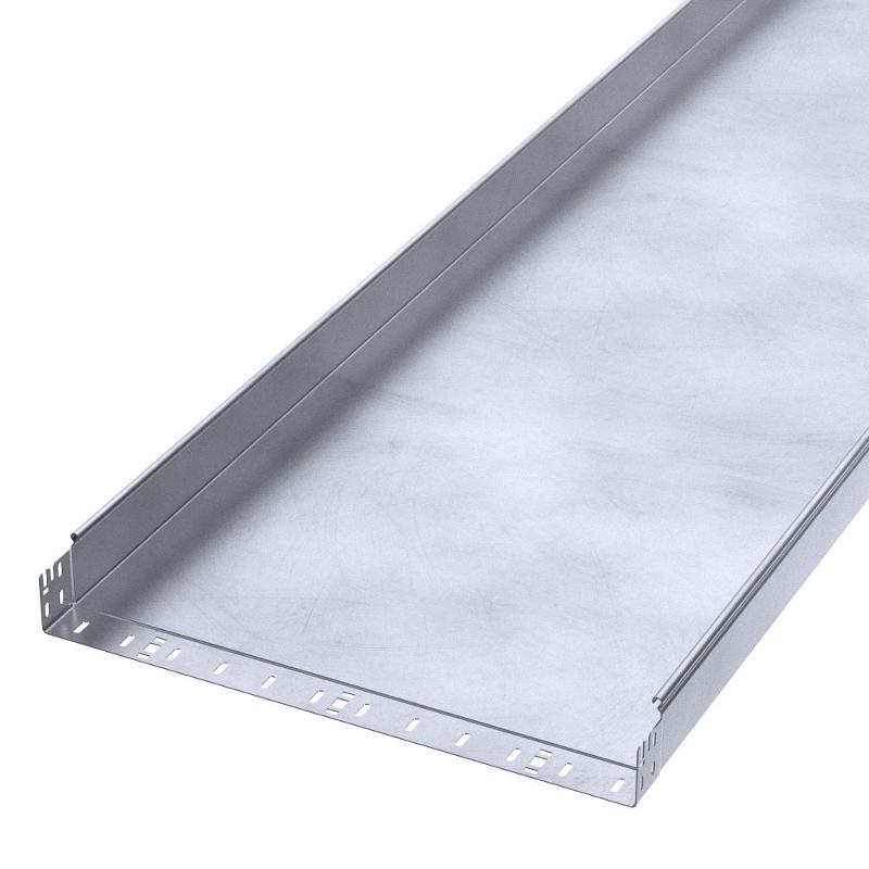 Лоток неперфорированный Профи INOX (AISI 316) 600х80x3000 (2,0 мм) (6 м/уп)