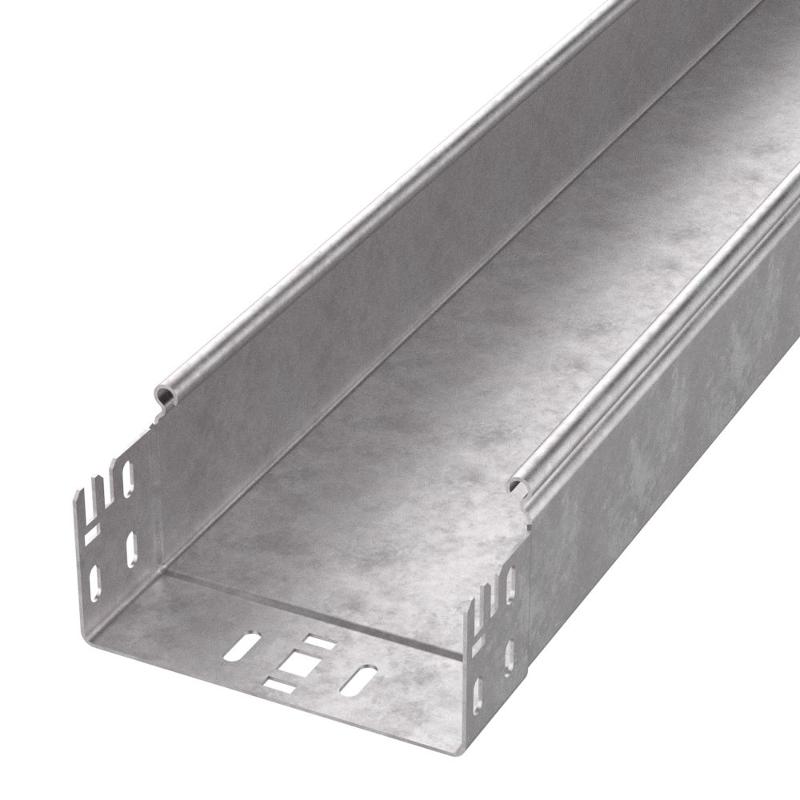 Лоток неперфорированный Профи HDZ 150х80x3000 (2,0 мм) (6 м/уп)