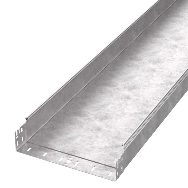 Лоток неперфорированный Профи HDZ 300х80x3000 (2,0 мм) (6 м/уп)