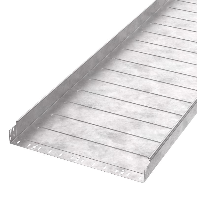 Лоток неперфорированный Профи HDZ 600х80x3000 (1,0 мм) (6 м/уп)