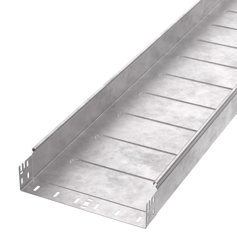 Лоток неперфорированный Профи HDZ 300х80x3000 (1,2 мм) (6 м/уп)