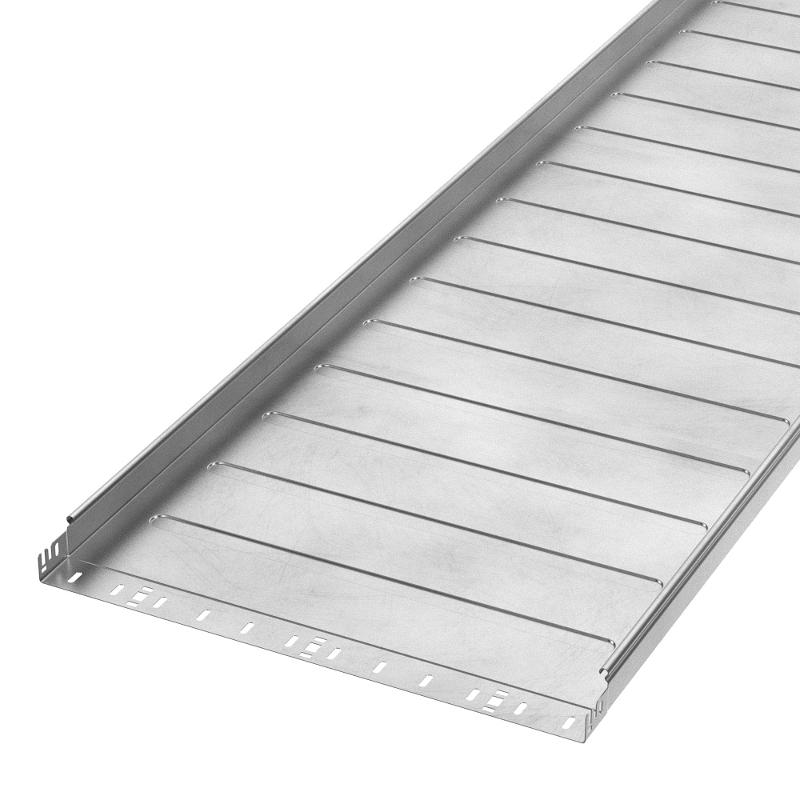 Лоток неперфорированный Профи INOX (AISI 304) 600х50x3000 (1,0 мм) (6 м/уп)