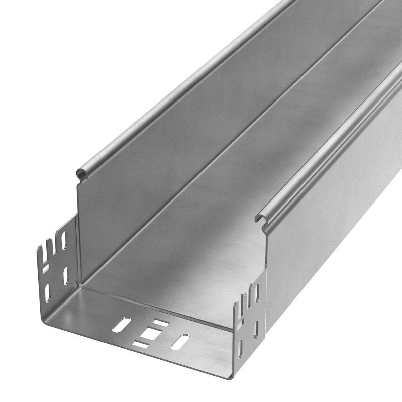 Лоток неперфорированный Профи INOX (AISI 304) 150х100x6000 (1,0 мм) (12 м/уп)