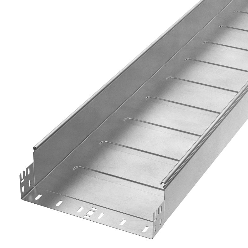 Лоток неперфорированный Профи INOX (AISI 304) 300х100x3000 (1,2 мм) (6 м/уп)