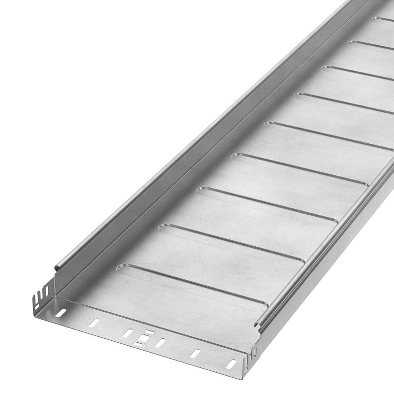 Лоток неперфорированный Профи INOX (AISI 304) 300х50x3000 (1,2 мм) (6 м/уп)