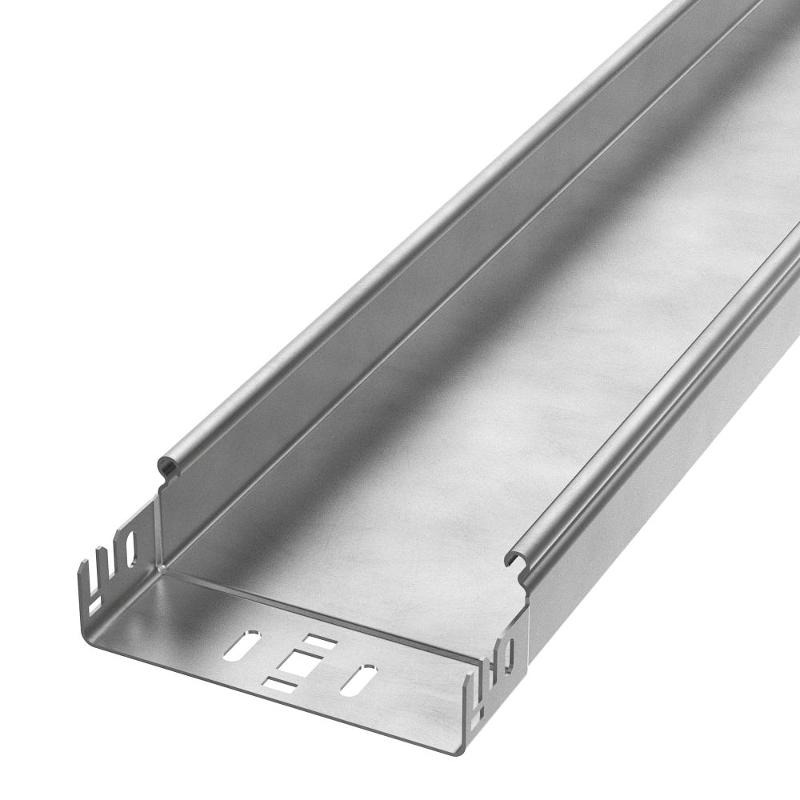 Лоток неперфорированный Профи INOX (AISI 304) 150х50x3000 (2,0 мм) (6 м/уп)