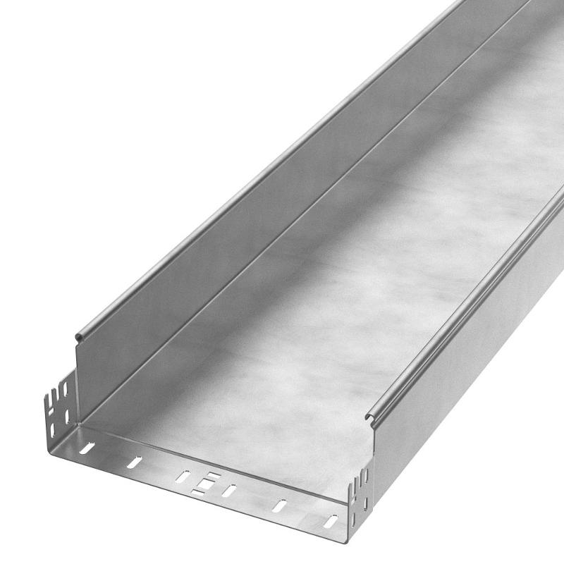 Лоток неперфорированный Профи INOX (AISI 304) 300х100x3000 (2,0 мм) (6 м/уп)