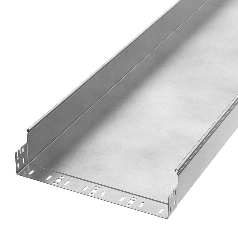 Лоток неперфорированный Профи INOX (AISI 304) 400х100x3000 (2,0 мм) (6 м/уп)