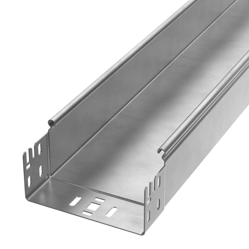 Лоток неперфорированный Профи INOX (AISI 304) 150х80x6000 (2,0 мм) (12 м/уп)