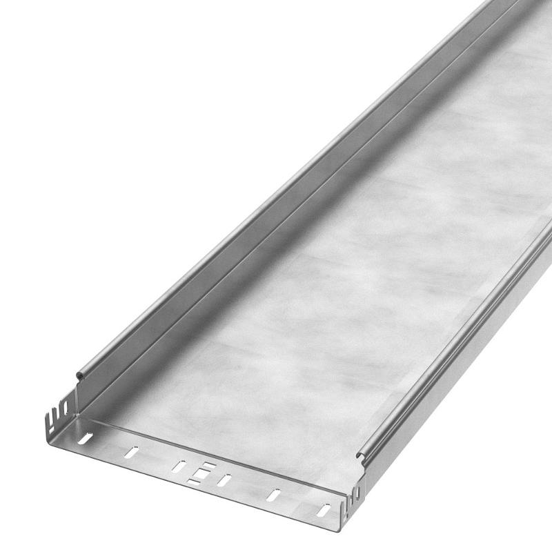 Лоток неперфорированный Профи INOX (AISI 304) 300х50x6000 (2,0 мм) (12 м/уп)