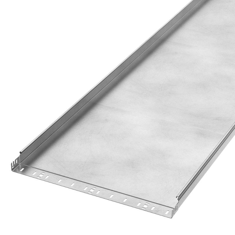 Лоток неперфорированный Профи INOX (AISI 304) 600х50x6000 (2,0 мм) (12 м/уп)