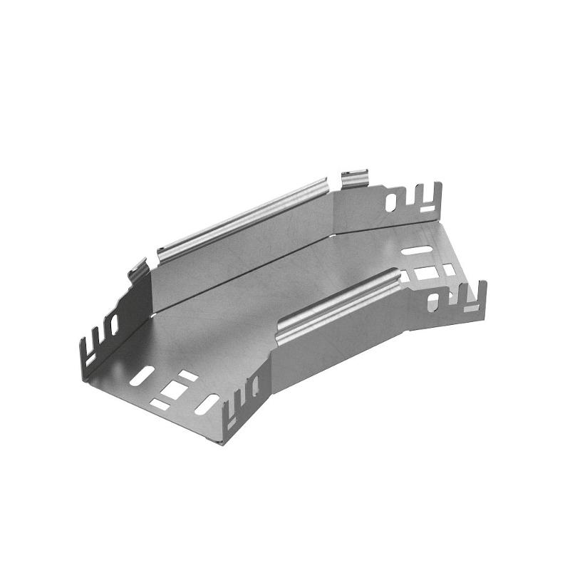 Угол горизонтальный 45 градусов Профи INOX (AISI 304) 100х100 (1,0 мм)
