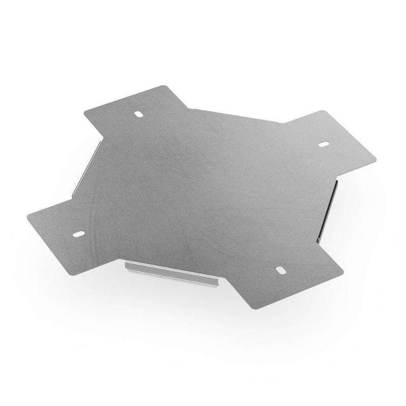 Крышка ответвителя Х-образного Профи INOX (AISI 304) 150 (1,0 мм)