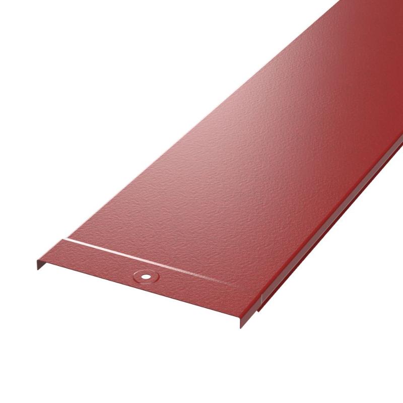 Крышка лотка 100х3000 RAL 3000 (24 м/уп)