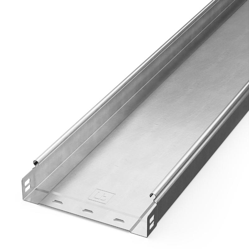 Лоток неперфорированный Стандарт INOX (AISI 304) 200х50х3000 (0,8 мм) (3 м/уп)