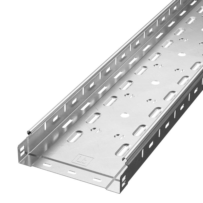 Лоток перфорированный Стандарт INOX (AISI 304) 200х50х3000 (0,8 мм) (3 м/уп)