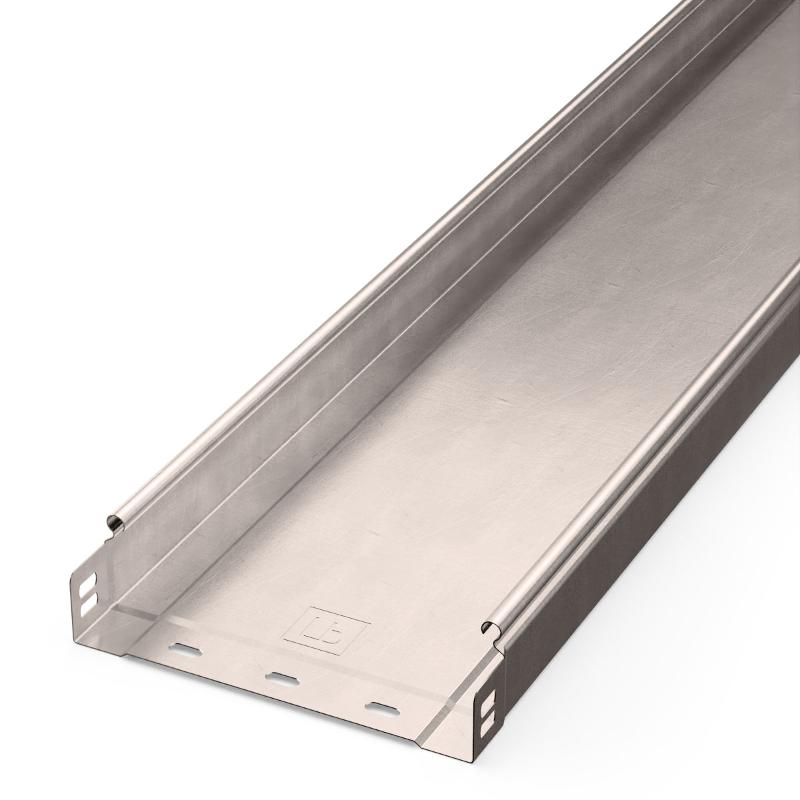 Лоток неперфорированный Стандарт INOX (AISI 409) 200х50х3000 (0,8 мм) (12 м/уп)