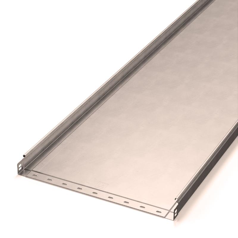 Лоток неперфорированный Стандарт INOX (AISI 409) 600х50х3000 (1,0 мм) (6 м/уп)