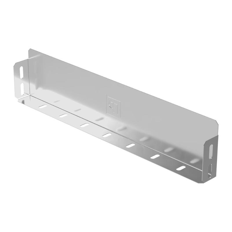 Заглушка лотка Стандарт INOX (AISI 304) 400х80