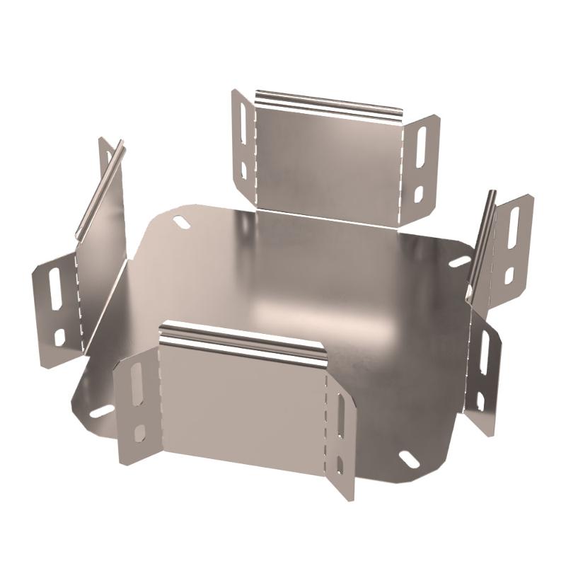 Ответвитель Х-образный Стандарт INOX (AISI 409) 100х100