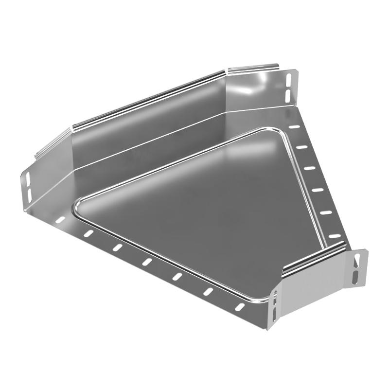 Угол горизонтальный 45 градусов Стандарт INOX (AISI 304) 400х80