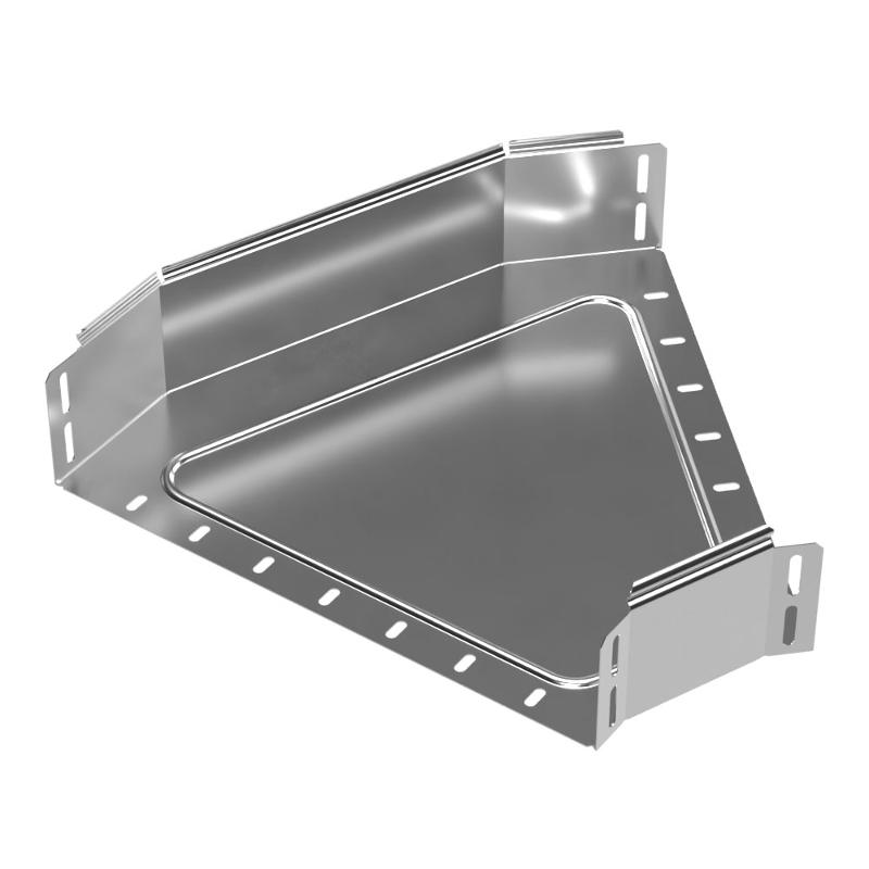 Угол горизонтальный 45 градусов Стандарт INOX (AISI 304) 400х100