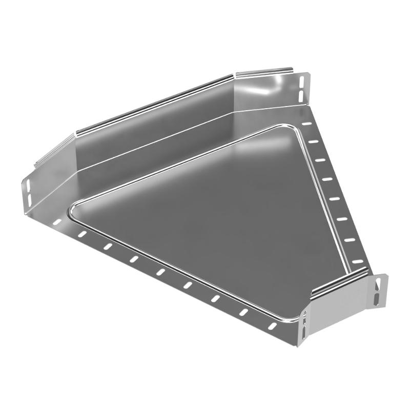 Угол горизонтальный 45 градусов Стандарт INOX (AISI 304) 500х80