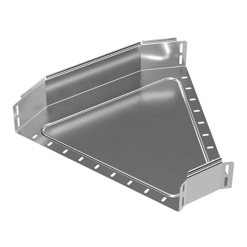 Угол горизонтальный 45 градусов Стандарт INOX (AISI 304) 500х100