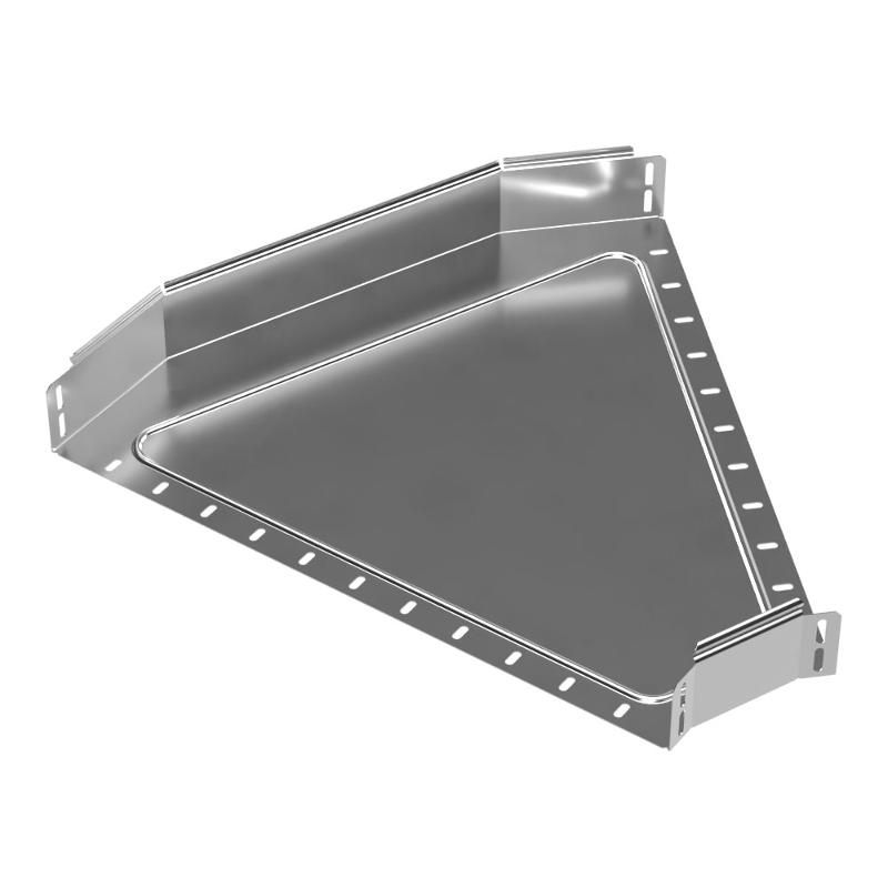 Угол горизонтальный 45 градусов Стандарт INOX (AISI 304) 600х80