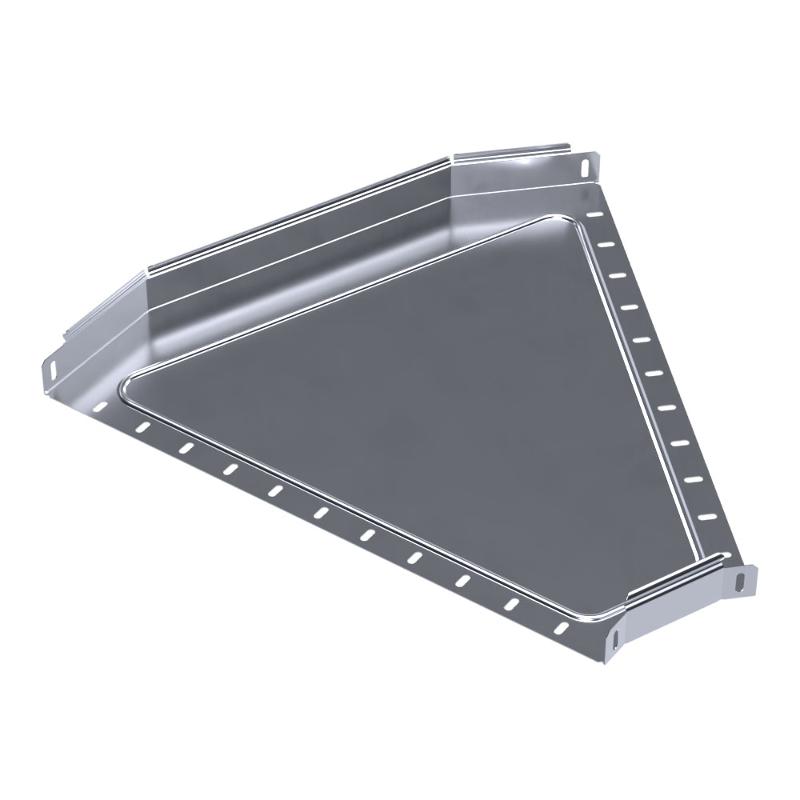 Угол горизонтальный 45 градусов Стандарт INOX (AISI 316) 600х50