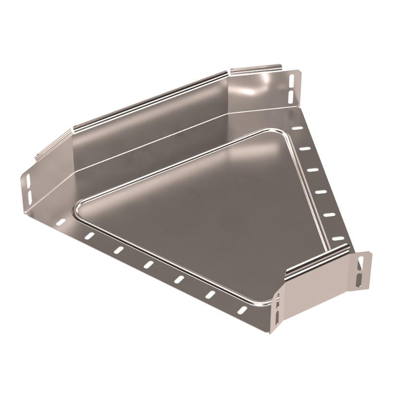 Угол горизонтальный 45 градусов Стандарт INOX (AISI 409) 400х80