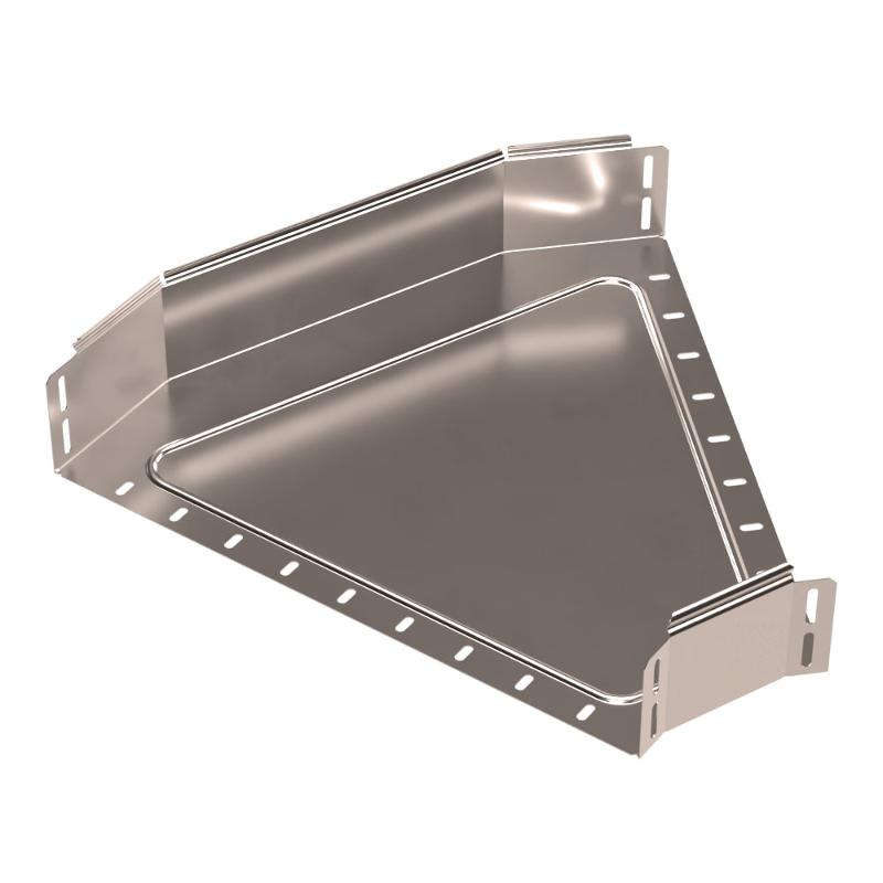 Угол горизонтальный 45 градусов Стандарт INOX (AISI 409) 500х100