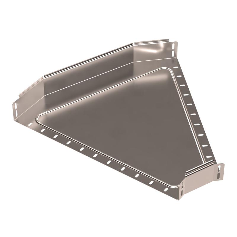 Угол горизонтальный 45 градусов Стандарт INOX (AISI 409) 600х80