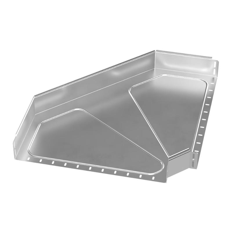 Угол горизонтальный 90 градусов Стандарт INOX (AISI 304) 600х100
