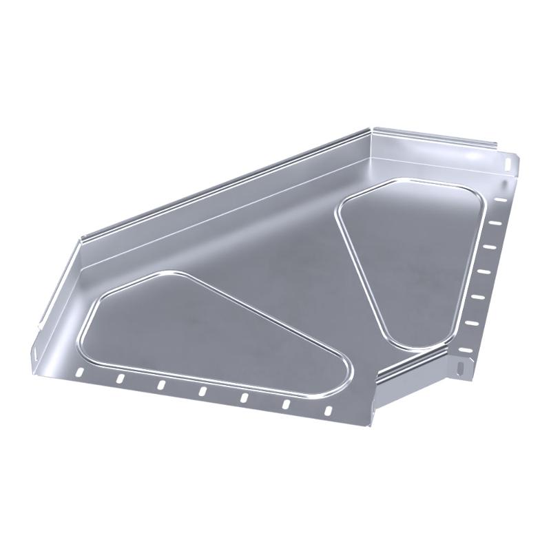 Угол горизонтальный 90 градусов Стандарт INOX (AISI 316) 400х50