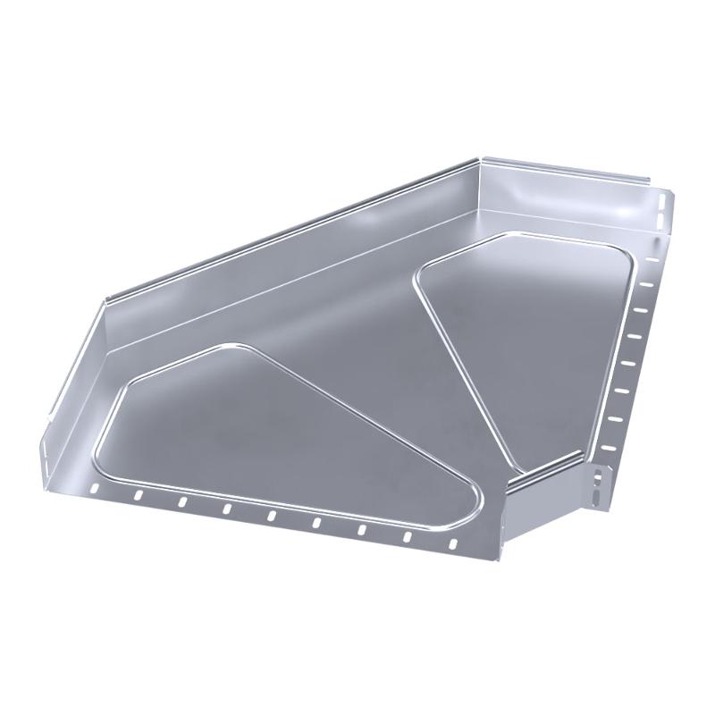Угол горизонтальный 90 градусов Стандарт INOX (AISI 316) 500х80