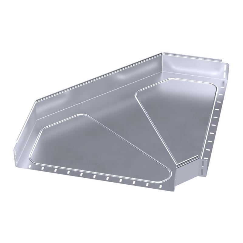 Угол горизонтальный 90 градусов Стандарт INOX (AISI 316) 600х100