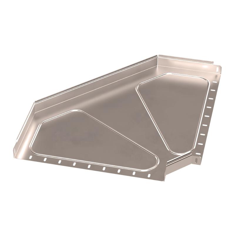 Угол горизонтальный 90 градусов Стандарт INOX (AISI 409) 500х50