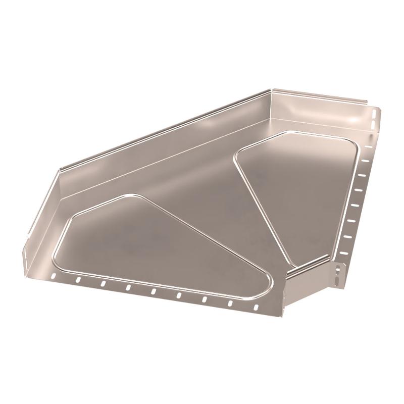 Угол горизонтальный 90 градусов Стандарт INOX (AISI 409) 500х80